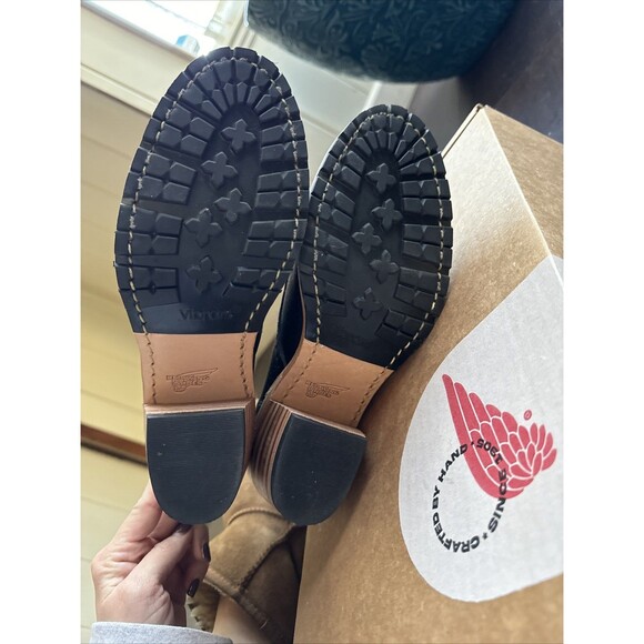 Red Wing Women’s Clara Leather Heeled Lace-Up Boots New In Box Sz 6.5 - Picture 5 of 6